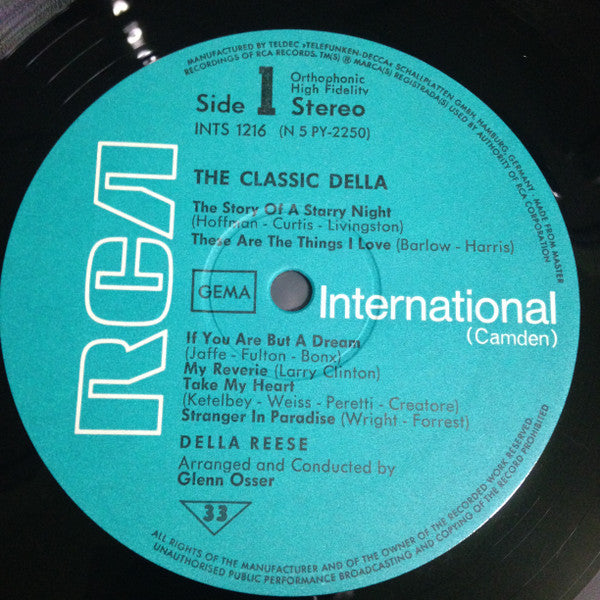 Della Reese : The Classic Della (LP, RE)