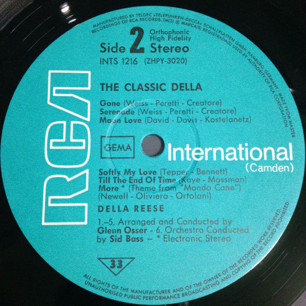 Della Reese : The Classic Della (LP, RE)