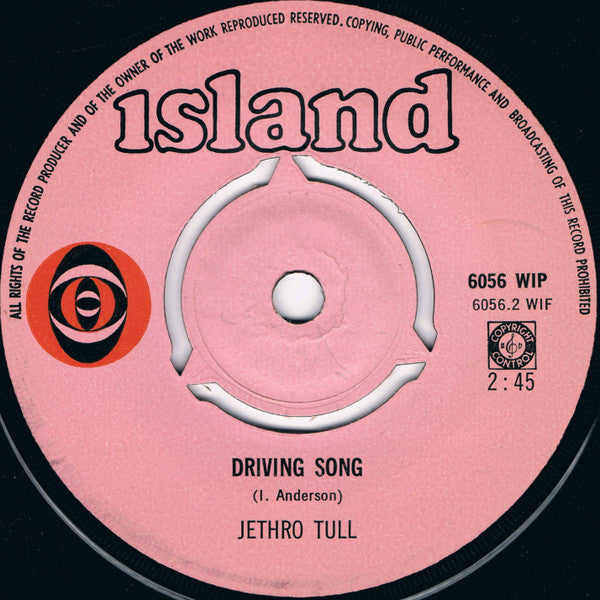 Jethro Tull : Living In The Past / Driving Song (7", Single)