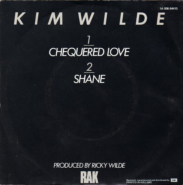 Kim Wilde : Chequered Love (7", Single)