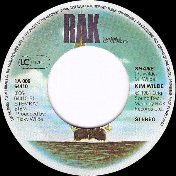 Kim Wilde : Chequered Love (7", Single)