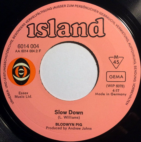 Blodwyn Pig : Same Old Story (7", Single)