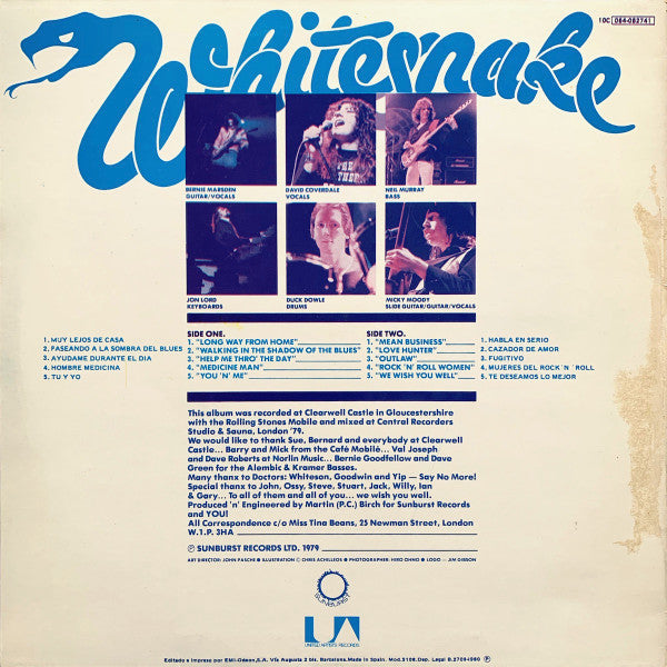 Whitesnake : Lovehunter = Cazador De Amor (LP, Album)