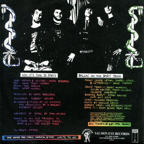 Lethal Gospel : Now It's Time To Party! (7", Single)