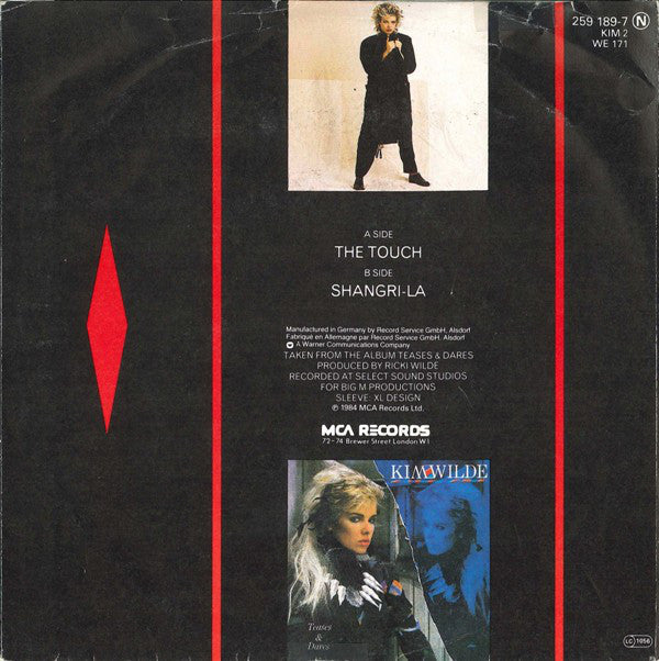 Kim Wilde : The Touch (7", Single)