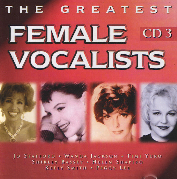 Various : The Greatest Female Vocalists CD 3 (CD, Comp, CD )
