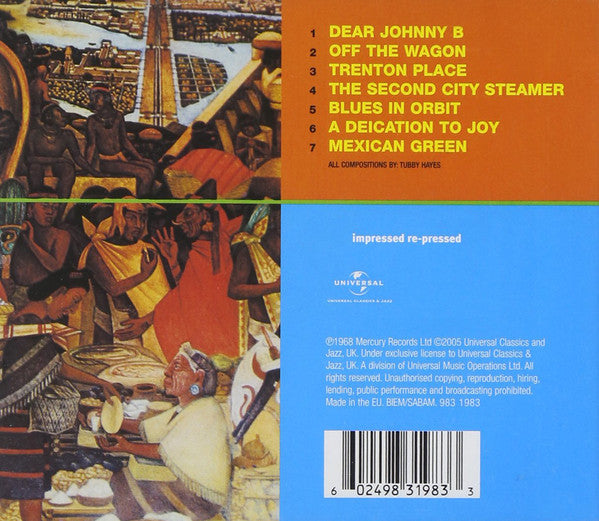Tubby Hayes Quartet : Mexican Green (CD, Album, RE)