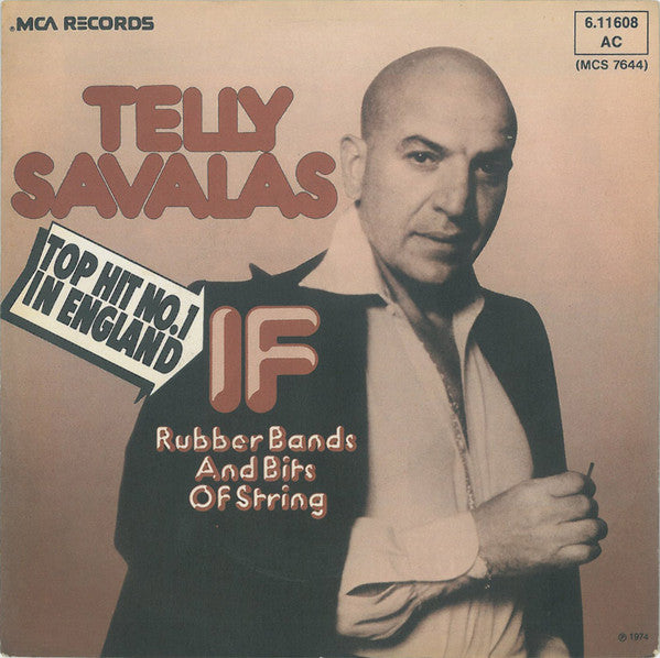 Telly Savalas : If (7", Single)