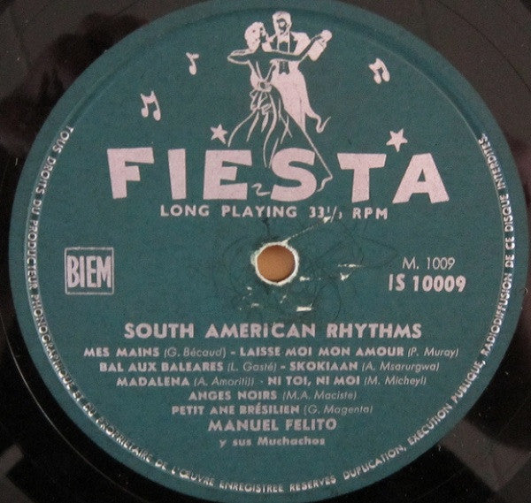 Manuel Felito Y Sus Muchachos : South-American Rhythms (10")