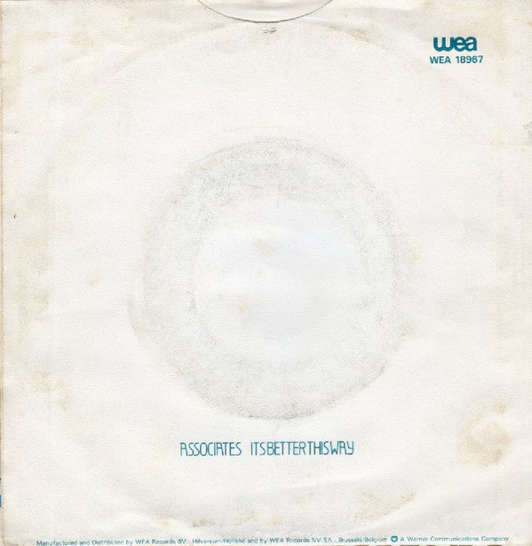 The Associates : Party Fears Two (7")