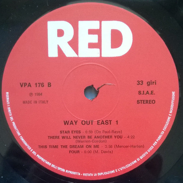 Steve Grossman : Way Out East - Vol. 1 (LP, Album)