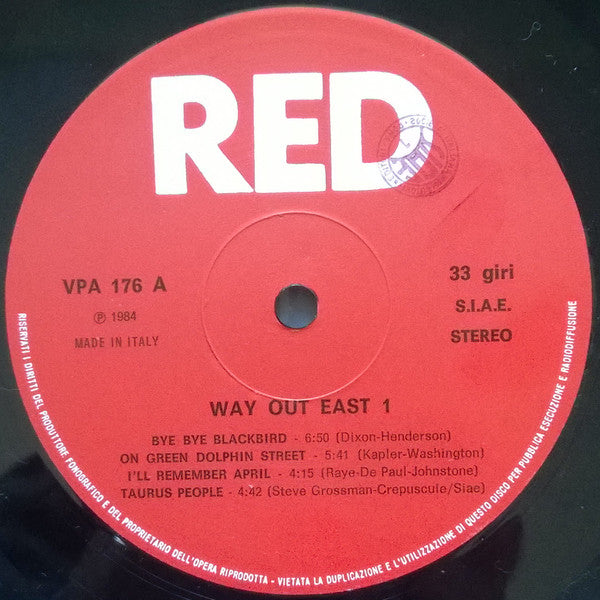 Steve Grossman : Way Out East - Vol. 1 (LP, Album)