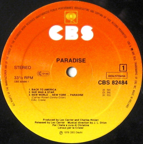 Paradise Birds : Paradise Birds (LP)