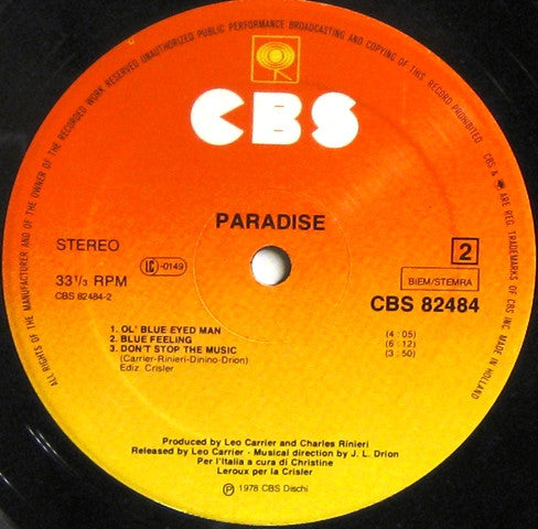 Paradise Birds : Paradise Birds (LP)