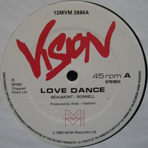 Vision (13) : Love Dance (Club Mix) (12")