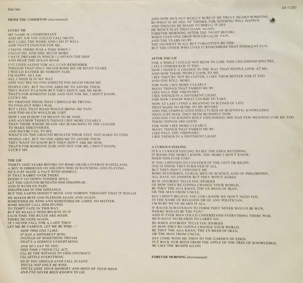 Tony Banks : A Curious Feeling (LP, Album)