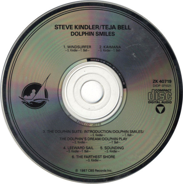 Steven Kindler / Teja Bell : Dolphin Smiles (CD, Album)