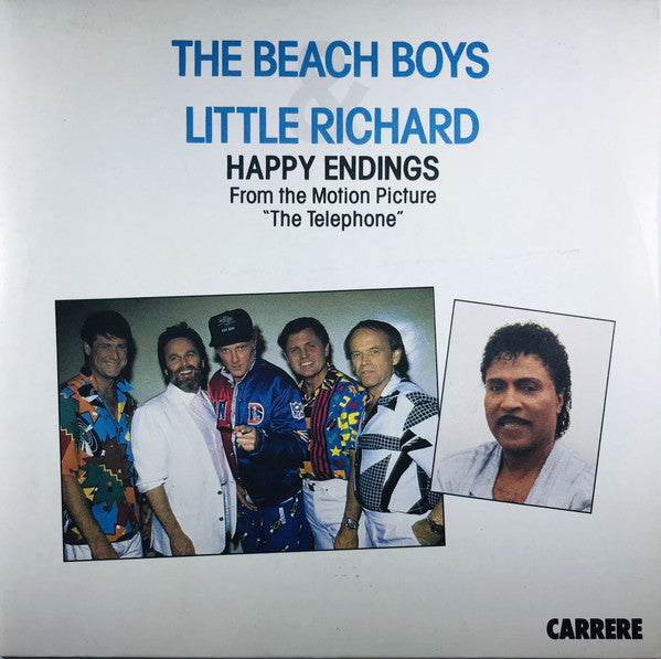 The Beach Boys & Little Richard : Happy Endings (7", Single)