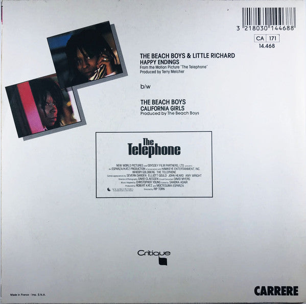 The Beach Boys & Little Richard : Happy Endings (7", Single)
