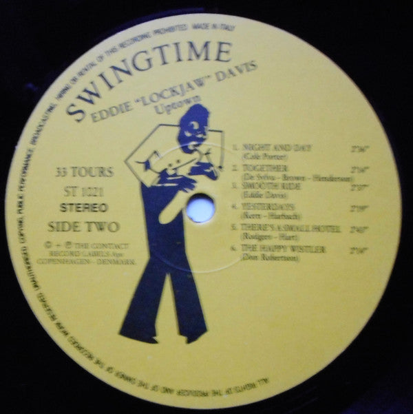 Eddie Davis* : Uptown (LP, Album, RE)