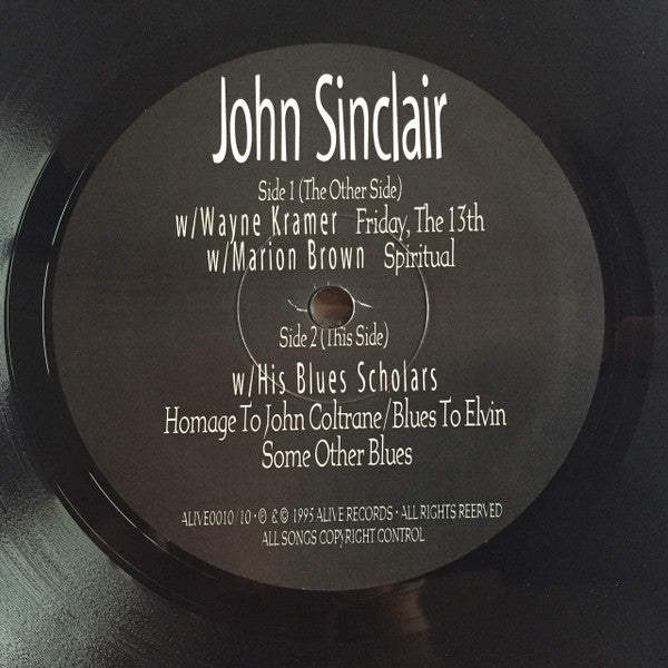 John Sinclair (2) w/ Wayne Kramer : Friday, The 13th (10")