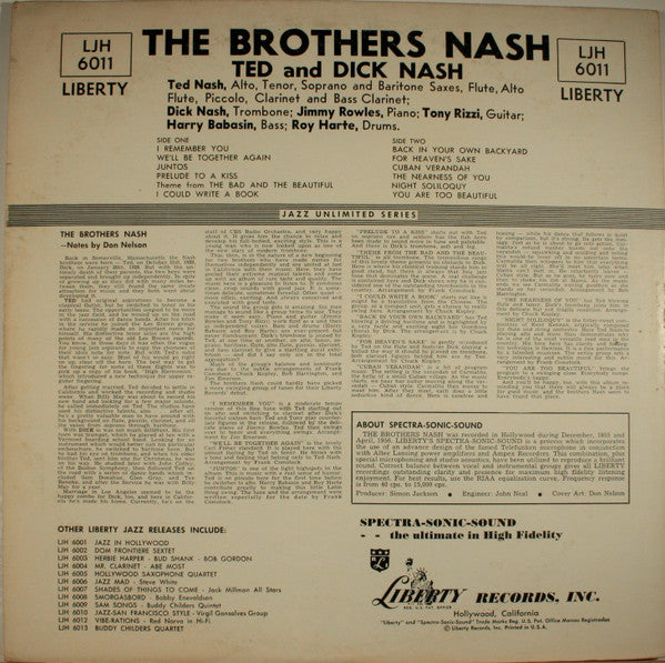 Ted Nash (2), Dick Nash : The Brothers Nash (LP, Album)