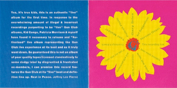 The Gun Club : Danse Kalinda Boom - Live In Pandora's Box (CD, Album, RE)