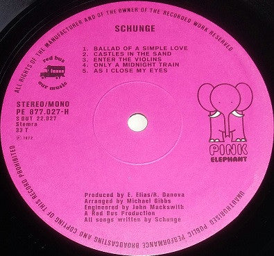 Schunge : Schunge (LP)