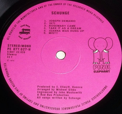 Schunge : Schunge (LP)