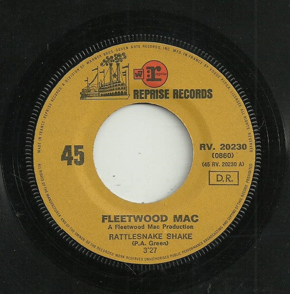 Fleetwood Mac : Rattlesnake Shake / Coming Your Way (7", Single)