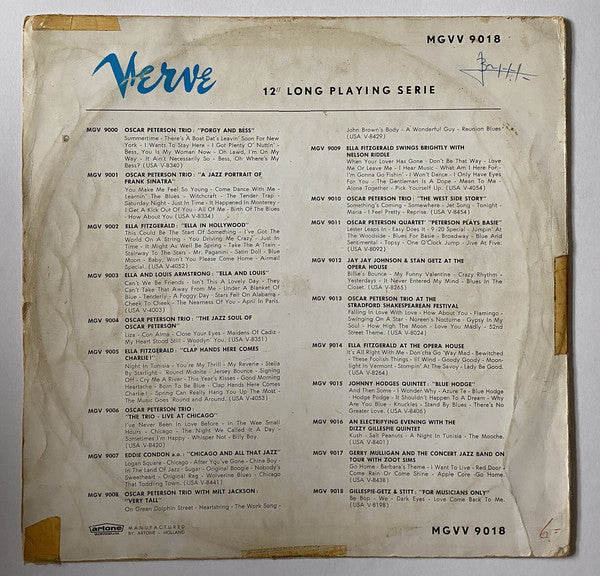 Stan Getz - Dizzy Gillespie - Sonny Stitt : For Musicians Only (LP, Album, Mono, RE)