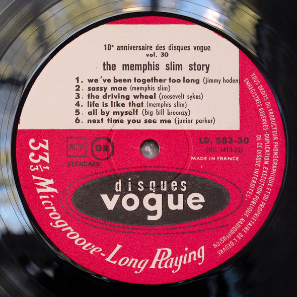 Memphis Slim : The Memphis Slim Story (LP, Album, Mono)
