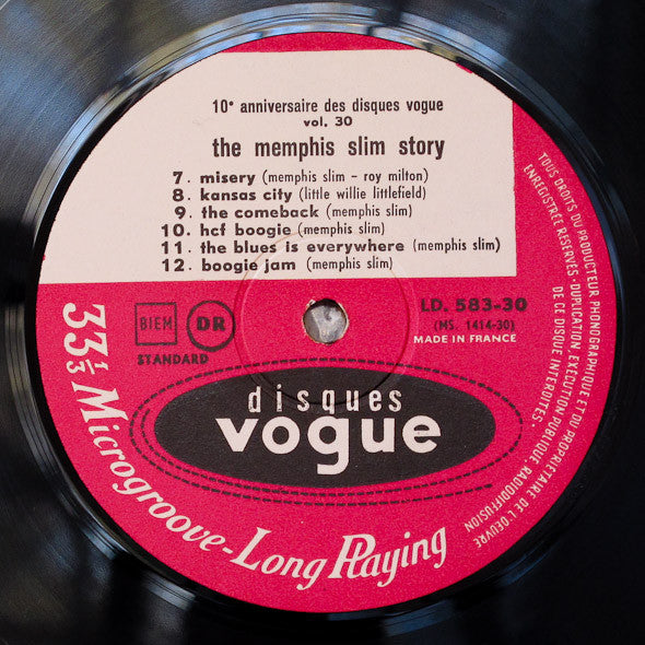 Memphis Slim : The Memphis Slim Story (LP, Album, Mono)