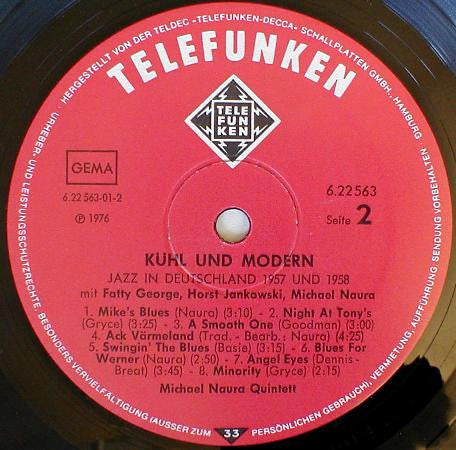 Various : Kühl Und Modern - Jazz In Deutschland 1957&58 (LP, Comp)