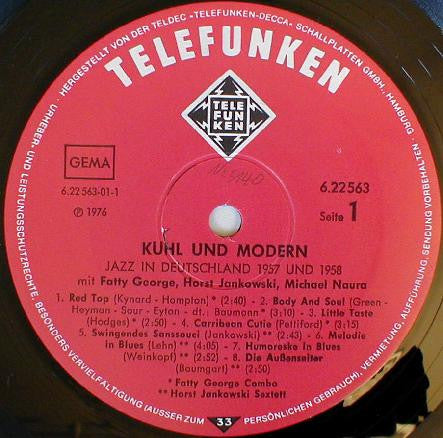 Various : Kühl Und Modern - Jazz In Deutschland 1957&58 (LP, Comp)