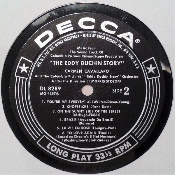 Carmen Cavallaro : The Eddy Duchin Story (LP, Album, Mono)