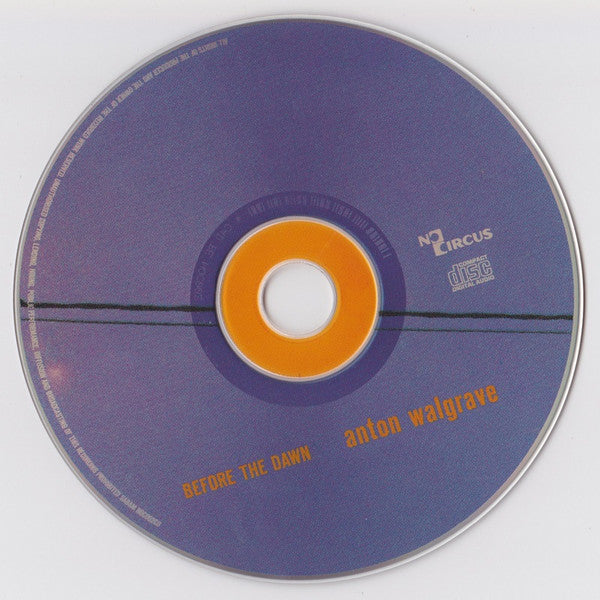 Anton Walgrave : Before The Dawn  (CD, Album)
