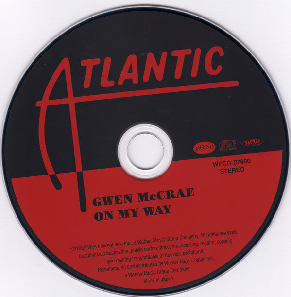Gwen McCrae : On My Way (CD, Album, Ltd, RE, RM)