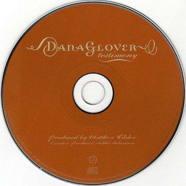 Dana Glover : Testimony (CD, Album)