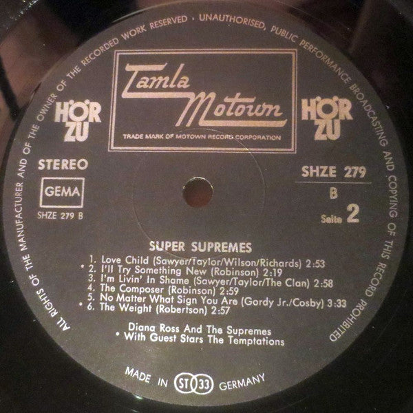 The Supremes : Super Supremes (LP, Comp)