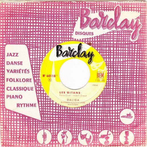 Dalida : Les Gitans  (7", Single)
