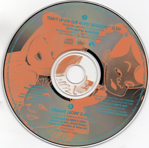 Immature : Tear It Up (On Our Worst Behavior) (CD, Single, Promo)