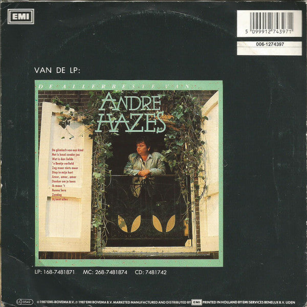André Hazes : De Glimlach Van Een Kind (7", Single)