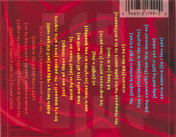 Various : Red Hot + Blue (CD, Album)