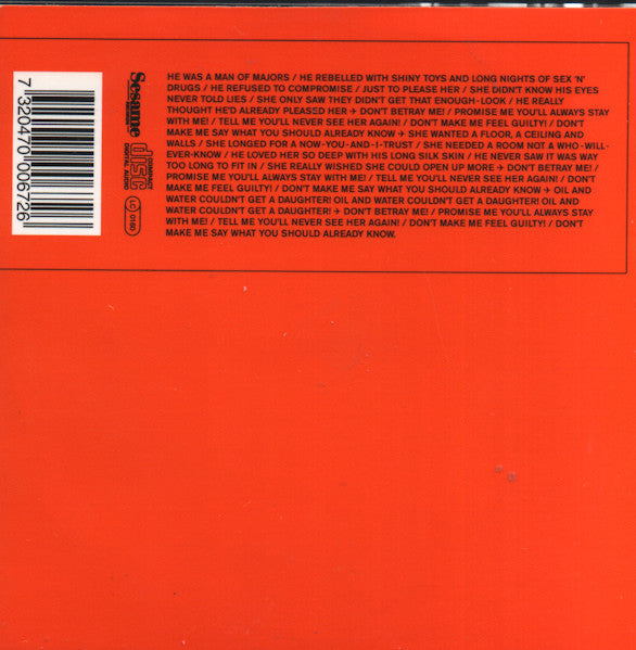 Mismates : Oil And Water (CD, Single)