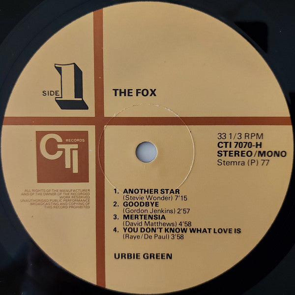 Urbie Green : The Fox (LP)