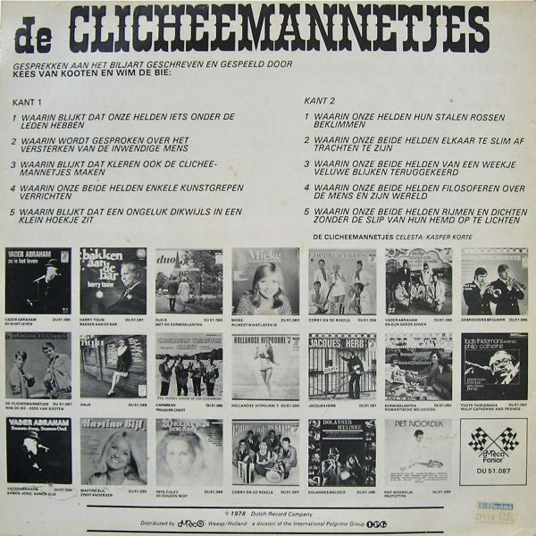 De Clicheemannetjes : De Clicheemannetjes (LP, Album, RE)