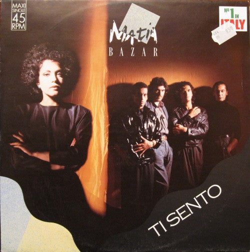 Matia Bazar : Ti Sento (12", Maxi)