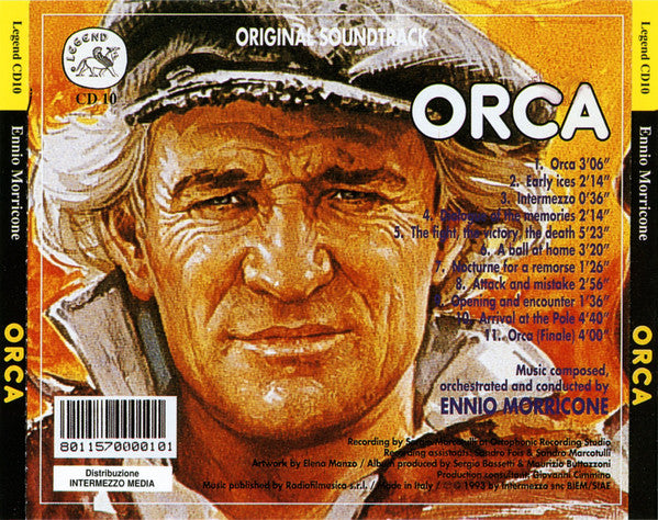 Ennio Morricone : Orca (Original Soundtrack) (CD, Album, RE)