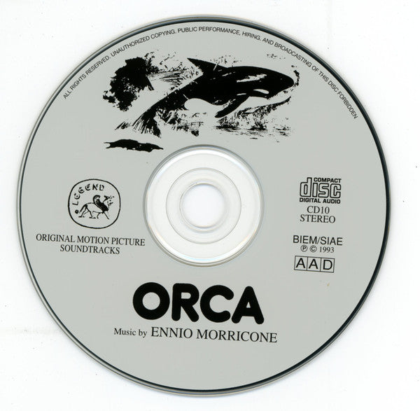 Ennio Morricone : Orca (Original Soundtrack) (CD, Album, RE)
